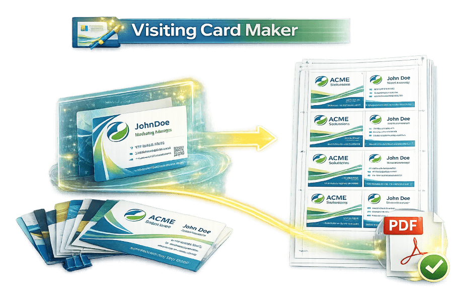 Visiting Card Maker